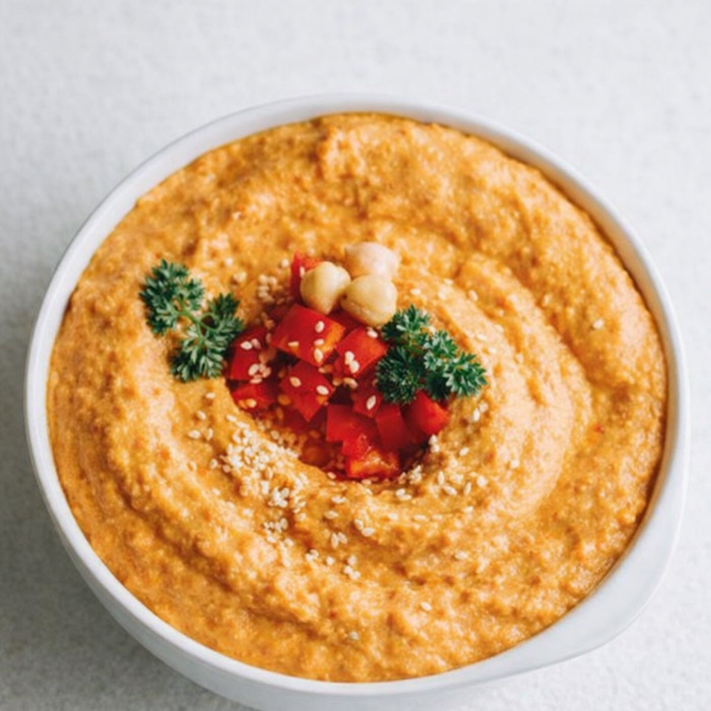 Roasted Red Pepper Hommus