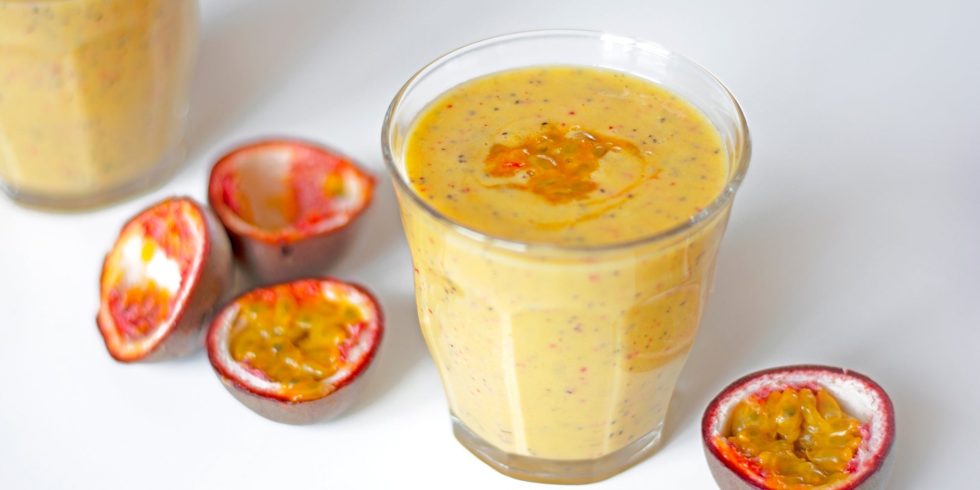 Orange Passionfruit Melon Smoothie