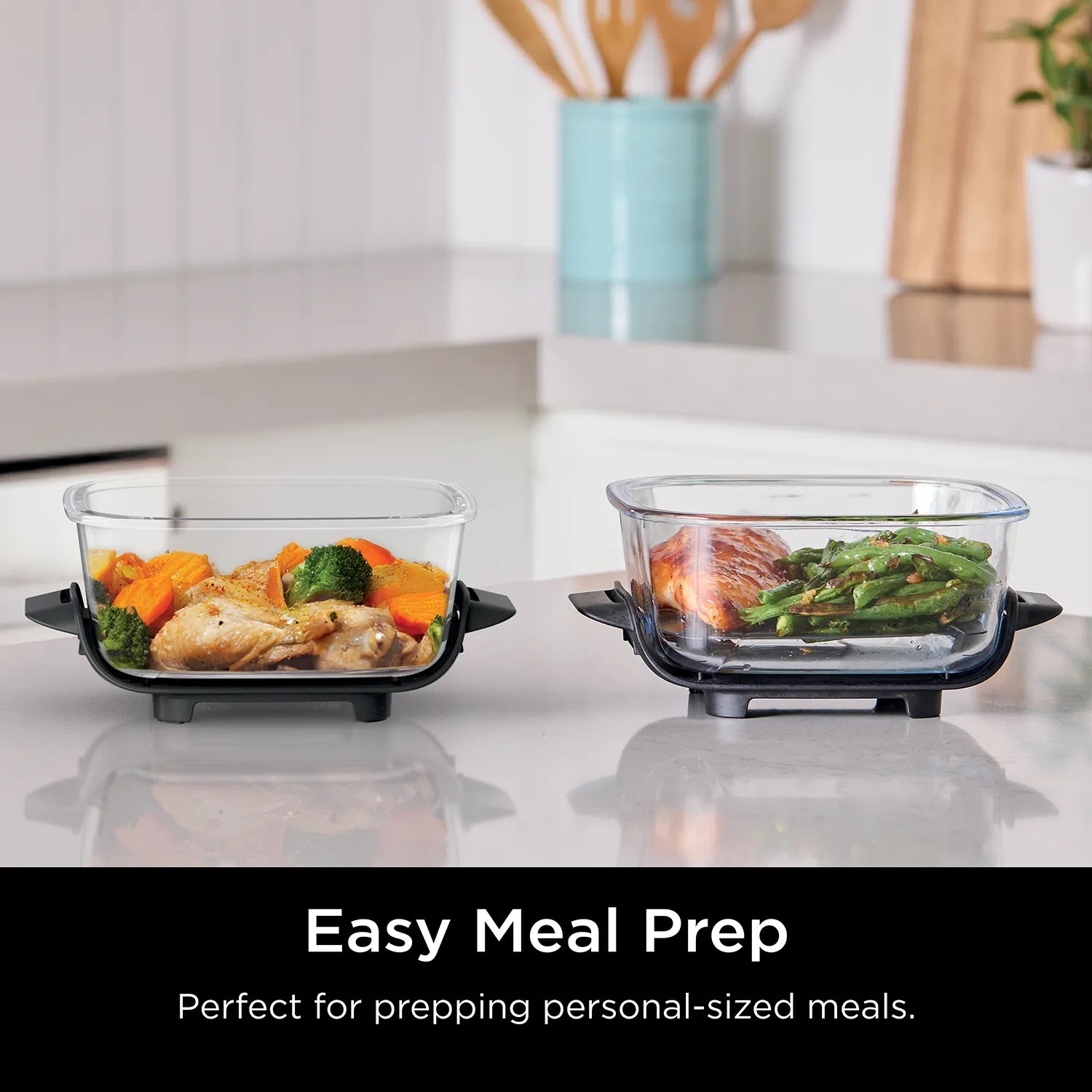 Ninja Crispi 1.4L CleanCrisp Glass Container 2-Pack